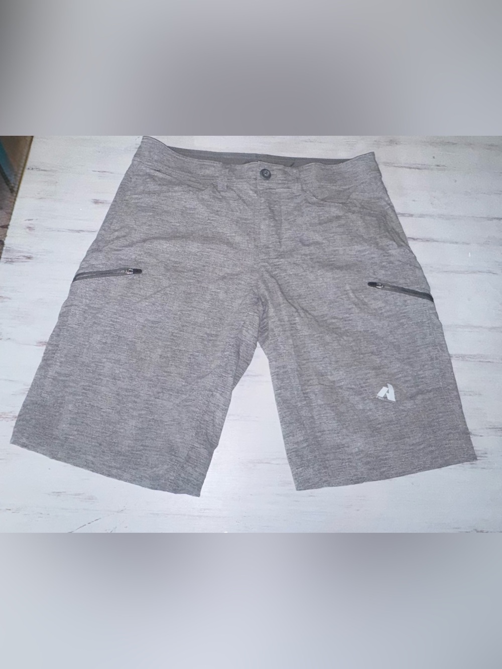 Eddie Bauer First Ascent Men’s 34 Gray Hiking Performance Shorts